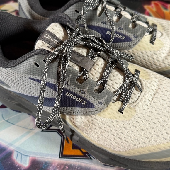 Brooks Divide 2 Trail Running Shoes Men’s 9.5 Gray Blue Cushion Hiking main image 6